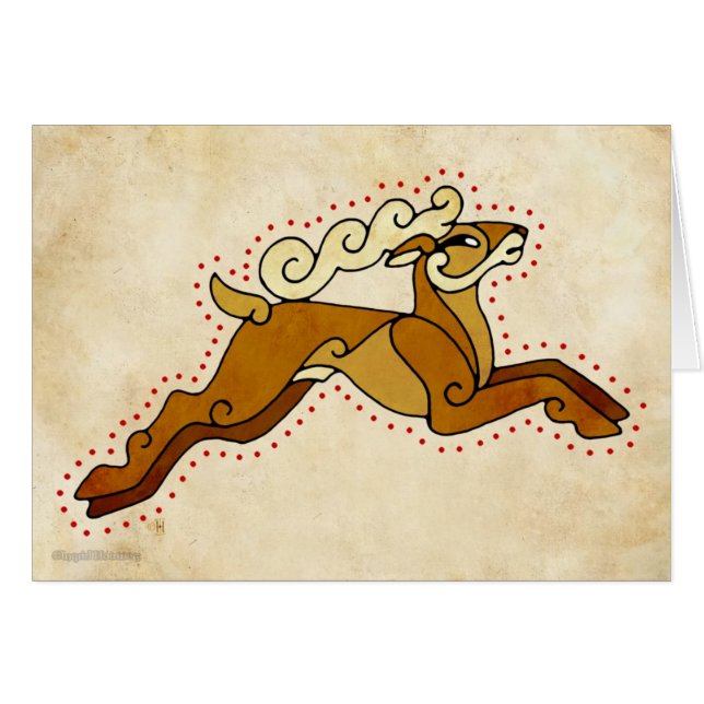 ケルト族の雄鹿 (正面横)