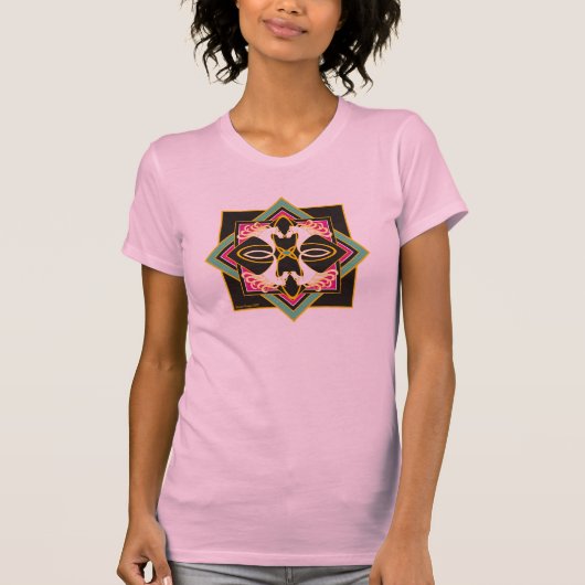 ケルト族の馬の女性ファッションのTシャツ Tシャツ (正面)