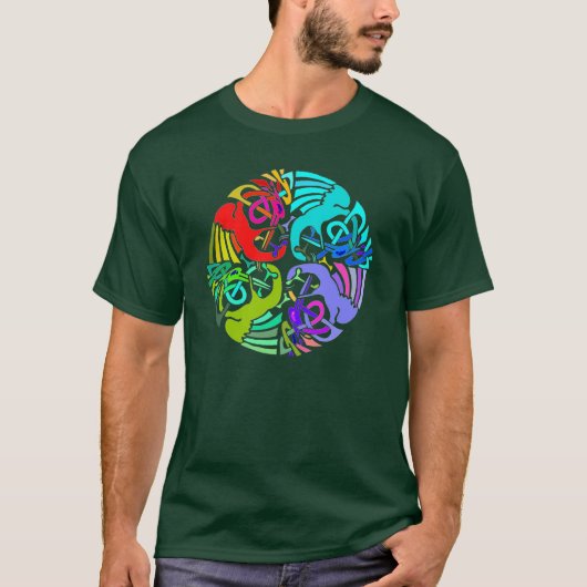 ケルト族の馬のTシャツ Tシャツ (正面)