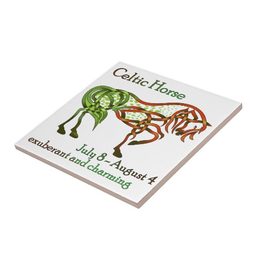 ケルト族の馬 タイル (側面)