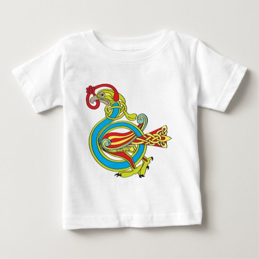 ケルト族の鳥 ベビーTシャツ (正面)