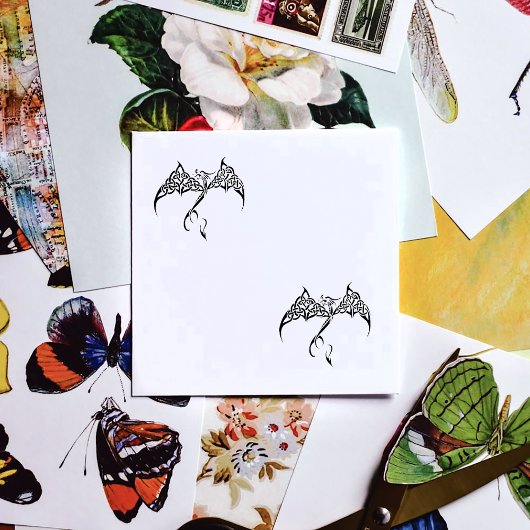 ケルト族トライバル白黒 セルフインキングスタンプ