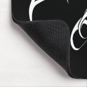 ケルト族トライバル白黒 マウスパッド (コーナー)