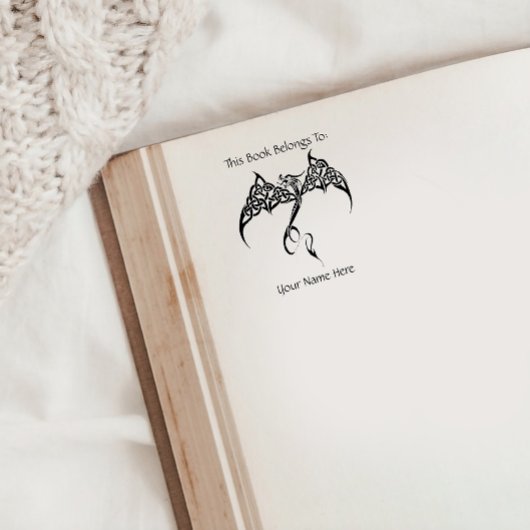 ケルト族トライバル白黒 ラバースタンプ