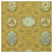 ケルト族犬、馬および鳥 ファブリック (見本)