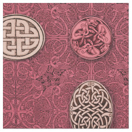 ケルト族犬、馬および鳥 ファブリック