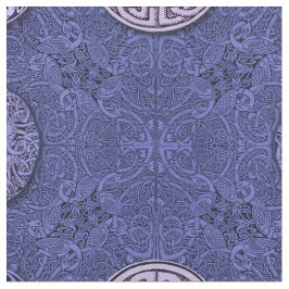 ケルト族犬、馬および鳥 ファブリック