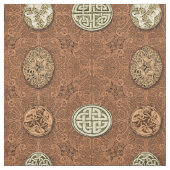 ケルト族犬、馬および鳥 ファブリック (見本)