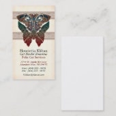 ケルト族猫のデザインの名刺 名刺 (正面/裏面)