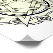 ケルト星形五角形 ポスター (角)