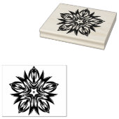 ケルト星模様のアートスタンプ ラバースタンプ (押印)