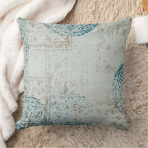 ケルト曼荼羅ホワイトブルーパターン