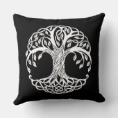 ケルト木枕 クッション (裏面)