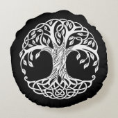 ケルト木枕 ラウンドクッション (裏面)