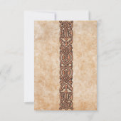 ケルト柄 アイリッシュ スコッチ 結婚式 返信カード (裏面)