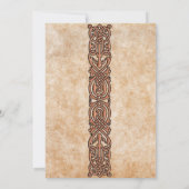ケルト柄 アイルランド スコッチ 結婚式招待状 招待状 (裏面)