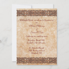 ケルト柄 アイルランド スコッチ 結婚式招待状 招待状