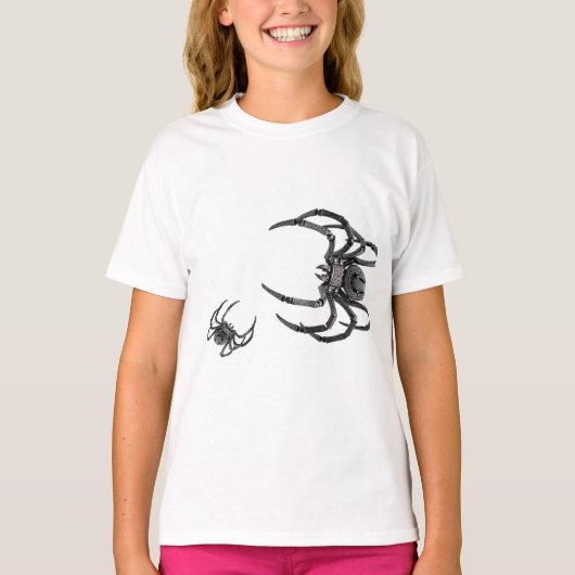 ケルト機械蜘蛛アート Tシャツ (正面)