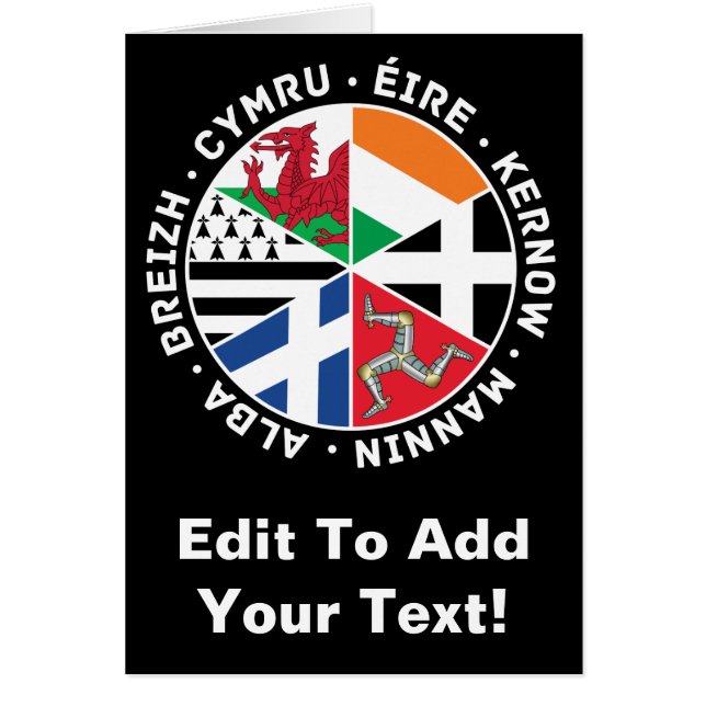 ケルト民族の国旗 (正面)