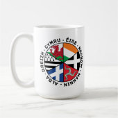 ケルト民族の国旗 コーヒーマグカップ (左)