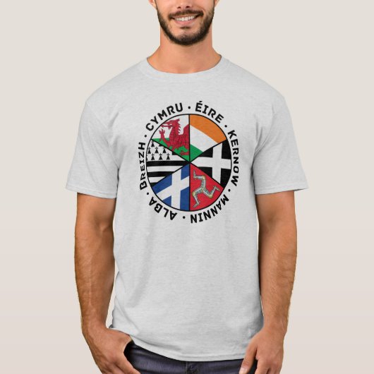 ケルト民族の国旗 Tシャツ (正面)