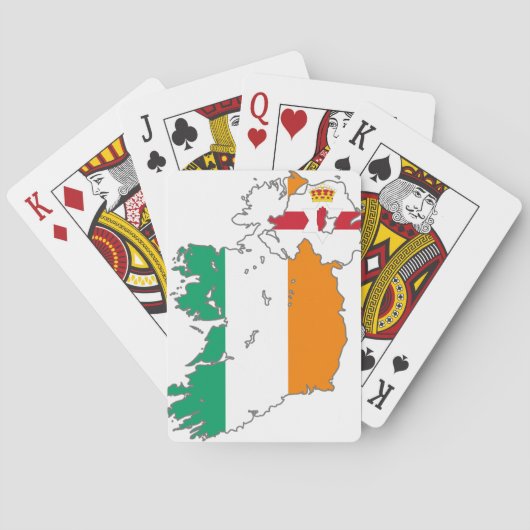 ケルト民族アイルランドの地図 トランプ (裏面)