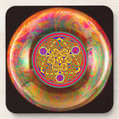 ケルト気泡 コースター (正面)