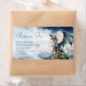 ケルト水カラードラゴン差出人住所ラベル ラベル (インサイチュ)