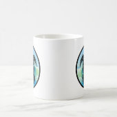 ケルト海のカメ コーヒーマグカップ (中央)