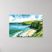 ケルト海のヒゲ キャンバスプリント (正面)