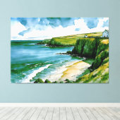 ケルト海のヒゲ キャンバスプリント (インサイチュ (ウッドフロア))