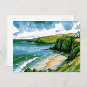 ケルト海のヒゲ ポストカード (正面/裏面)