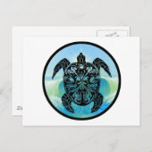 ケルト海亀 ポストカード (正面/裏面)