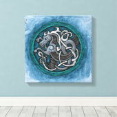 ケルト海馬 キャンバスプリント (インサイチュ (ウッドフロア))