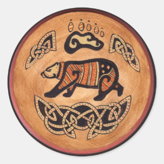 ケルト熊 ラウンドシール