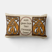 ケルト犬腰枕 ランバークッション (裏面)