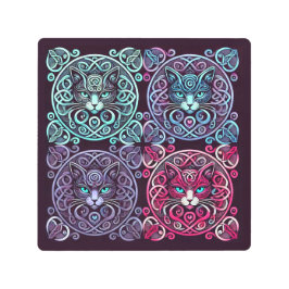 ケルト猫4 メタルプリント