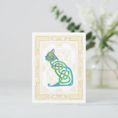 ケルト猫 ポストカード (スタンド正面)