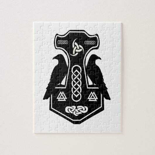 ケルト異教のティックノールズハンマー ジグソーパズル (縦)