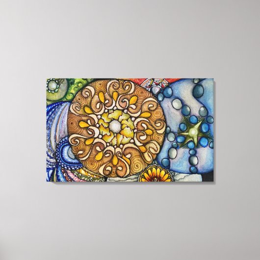 ケルト石 キャンバスプリント (正面)