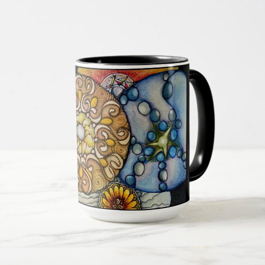 ケルト石 マグカップ (正面右)