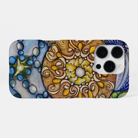 ケルト石 iPhoneケース (裏面横)