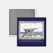 ケルト磁石ケルト・ドルマンデザイン マグネット (正面/裏面)