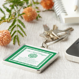 ケルト祈りの言葉セントパトリックの日 キーホルダー