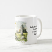 ケルト神話と太陽のシンボルLitha コーヒーマグカップ (正面右)