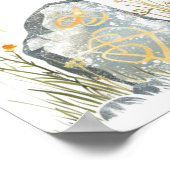 ケルト神話と太陽のシンボルLitha ポスター (角)