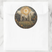 ケルト神話と太陽のシンボルLitha ラウンドシール (バッグ)