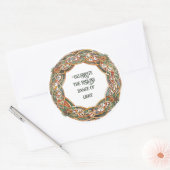 ケルト神話と太陽のシンボルLitha ラウンドシール (封筒)