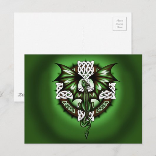 ケルト竜 ポストカード (正面/裏面)