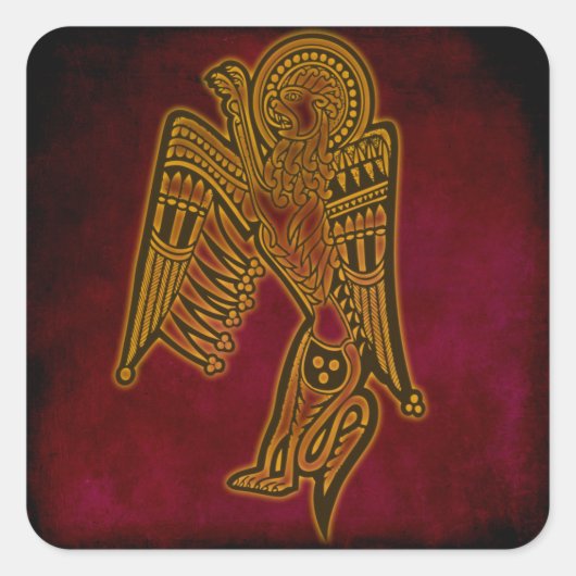 ケルト精神の動物のシール スクエアシール (正面)